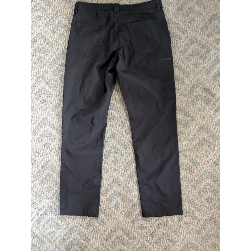Copper & Oak Supply Co Mens Black Tech Pants 36x34 Straight Leg 1897586